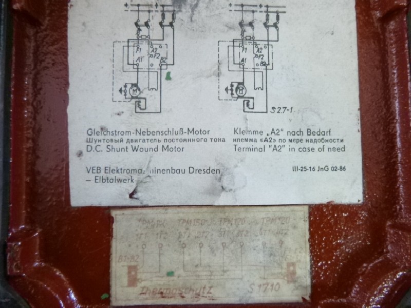 DC motor VEM MFD 112.2 - F 02( MFD112.2-F02 ) TGL 39434 ( TGL39434 ) Fremdbelüftung: KMRB 56 K 2 ( KMRB56K2 ) gebraucht, geprüft, sehr guter Zustand ! photo on Industry-Pilot